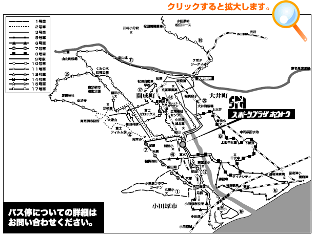 小田原バス路線図